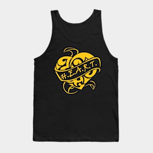 HEART - Gold Tank Top